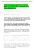 Tortora Microbiology Chapter 16 Test Bank Questions and Correct Answers 2025-2026 Edition&period;
