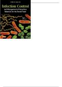 Infection Control and Management of Hazardous Materials for the Dental Team 5th Edition Test Bank &vert; Complete Q&A