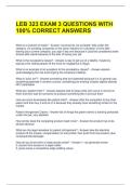 LEB 323 EXAM 3 QUESTIONS WITH 100&percnt; CORRECT ANSWERS 