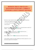 HOPKINS MKTG 5360 EXAM 3 QUESTIONS WITH 100&percnt; CORRECT ANSWERS LATEST VERSION 2025&sol;2026&period;