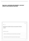 WGU D169 - QUESTIONS AND ANSWERS &vert; 2025&sol;2026 UPDATE &vert; WITH COMPLETE SOLUTION