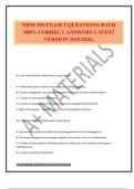 PHM 350 EXAM 2 QUESTIONS WITH 100&percnt; CORRECT ANSWERS LATEST VERSION 2025&sol;2026&period;