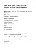 RIMS CRMP EXAM SCRIPT 2026 FULL QUESTIONS WITH VERIFIED ANSWERS