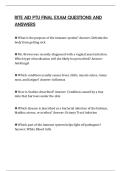 RITE AID PTU FINAL EXAM QUESTIONS AND ANSWERS