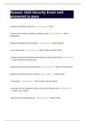 Ryanair 1533 Security Exam well answered to pass