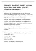 ROCKWELL REAL ESTATE CLASSES WA FINAL EXAM 1 2026 EXAM REVIEW COMPLETE QUESTIONS AND ANSWERS