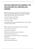 RQI EXAM QUESTIONS AND ANSWERS 3 CPR 2026 EXAM PREP FULL QUESTIONS AND ANSWERS
