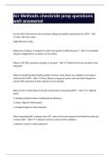 Air Methods checkride prep questions well answered