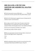 SERE 100&period;2 LEVEL A PRE TEST 2026 QUESTIONS AND ANSWERS FULL SOLUTION GRADED A&plus;