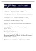 EMS OPS - Exam 1 questions with complete solutions