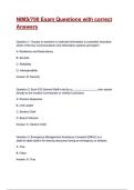 NIMS&sol;700 Exam Questions with correct Answers &lpar;A&plus; GRADED 100&percnt; VERIFIED&rpar;&vert; 2025&sol;2026