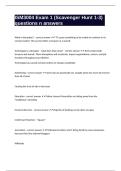 ISM3004 Exam 1 &lpar;Scavenger Hunt 1-3&rpar; questions n answers