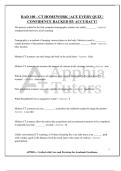 RAD 100 - CT HOMEWORK &vert; ACE EVERY QUIZ &vert; CONFIDENCE BACKED BY ACCURACY&excl;