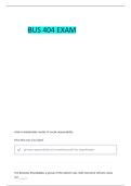 BUS 404 DD 3B COMPLETE AND ACCURATE