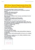 USFK Driver General Requirements Driver Test Questions and Answers Latest 2025 Graded A&plus;