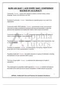 NURS 420 QUIZ 1 &vert; ACE EVERY QUIZ &vert; CONFIDENCE BACKED BY ACCURACY&excl;