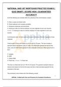 NATIONAL AND UST MORTGAGE PRACTICE EXAM 6 &vert; QUIZ SMART &vert; SCORE HIGH &vert; GUARANTEED ACCURACY&excl;