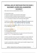 NATIONAL AND UST MORTGAGE PRACTICE EXAM 3 &vert; QUIZ SMART &vert; SCORE HIGH &vert; GUARANTEED ACCURACY&excl;
