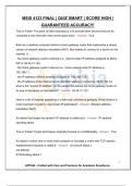 MSIS 4123 FINAL &vert; QUIZ SMART &vert; SCORE HIGH &vert; GUARANTEED ACCURACY&excl;