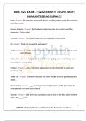 MSIS 4123 EXAM 3 &vert; QUIZ SMART &vert; SCORE HIGH &vert; GUARANTEED ACCURACY&excl;