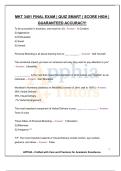 MKT 3401 FINAL EXAM &vert; QUIZ SMART &vert; SCORE HIGH &vert; GUARANTEED ACCURACY&excl;
