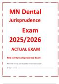 MN Dental Jurisprudence Exam Guide 2025-2026 – Rules, Ethics & Licensing