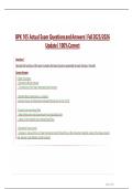 BPK 105 Actual Exam Questions and Answers &vert; Fall 2025&sol;2026  Update &vert; 100&percnt; Correct