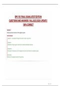 BPK 105 FINAL EXAM LATEST EDITION  QUESTIONS AND ANSWERS &vert; FALL 2025&sol;2026 UPDATE &vert;  100&percnt; CORRECT