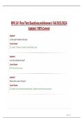 BPK 241 Final Test Questions and Answers &vert; Fall 2025&sol;2026  Update &vert; 100&percnt; Correct