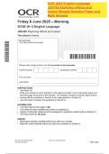 OCR 2025 English Language J351&sol;02 Exploring effects and impact Merged Question Paper and Mark Scheme