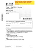 OCR 2025 Latin J282&sol;01 Language Merged Question Paper and Mark Scheme