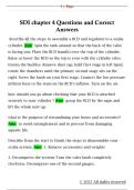 SDI chapter 4 Questions and Correct  Answers