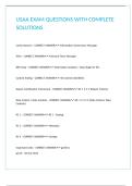 USAA EXAM QUESTIONS WITH COMPLETE SOLUTIONS&period;