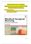 Test Bank for Dewit's Medical-Surgical Nursing&colon; Concepts and Practice 6th Edition by Holly K&period; Stromberg &vert; Complete Chapters 1-49 &vert; Verified Questions & Detailed Answers &vert; A&plus; Grade Guaranteed