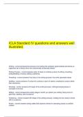 ICLA Standard IV&colon; Writing and Instruction Questions and Answers