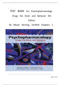 Psychopharmacology Drugs the Brain and Behavior 4th Edition