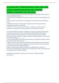 ILE EXAM PREP COMPREHENSIVE EXAM 2026-2027 LATEST VERSION QUESTIONS AND VERIFIED CORRECT ANSWERS JUST RELEASED  