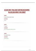 ACS GEN CHEM 1 FINAL EXAM  QUESTIONS AND ANSWERS &vert;  FALL 2025&sol;2026 UPDATE &vert; 100&percnt; CORRECT
