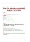  ACS GEN CHEM 2 EXAM REVIEW QUESTIONS AND ANSWERS &vert;  FALL 2025&sol;2026 UPDATE &vert; 100&percnt; CORRECT