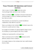 Tosca Tricentis AS2 Questions and Correct  Answers 