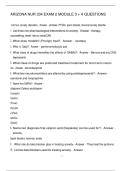 ARIZONA NUR 334 EXAM 2 MODULE 3 &plus; 4 QUESTIONS