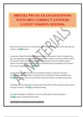 DREXEL PSY101 EXAM QUESTIONS WITH 100&percnt; CORRECT ANSWERS LATEST VERSION 2025&sol;2026