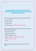 PATHOPHYSIOLOGY FINAL EXAM RASMUSSEN NEWEST 2025  ACTUAL EXAM COMPLETE 280 QUESTIONS AND CORRECT DETAILED  ANSWERS &lpar;VERIFIED ANSWERS&rpar; 