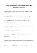 ECON 203 Chapter 11 Exam Questions With Complete Answers 