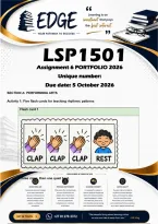 Lsp1501 Assignment 6 Portfolio &lpar;Answers&rpar; 2026 - Distinction Guaranteed