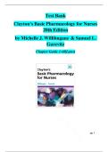 Test Bank for Clayton&rsquo;s Basic Pharmacology for Nurses 20th Edition by Willihnganz & Gurevitz &vert; Verified Questions & Correct Answers