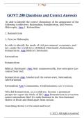 GOVT 200 Questions and Correct Answers 