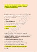 FNP LEIK PRACTICE NEWEST ACTUAL TEST &num;1 WITH  COMPLETE QUESTIONS WITH ANSWERS &sol;GRADED  A&plus;&sol;VERIFIED LATEST UPDATE