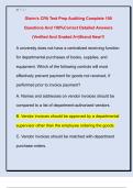 Gleim&rsquo;s CPA Test Prep Auditing Complete 100  Questions And 100&percnt;Correct Detailed Answers  &lpar;Verified And Graded A&plus;&rpar;Brand New&excl;&excl;&excl;