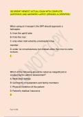 150 NREMT NEWEST ACTUAL EXAM WITH COMPLETE  QUESTIONS AND ANSWERS LATEST &sol;GRADED A&plus;&sol;VERIFIED&sol;